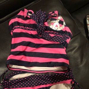 Justice two piece bathing suit